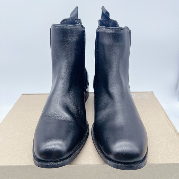 La Canadienne Smile Waterproof Chelsea Ankle Boots Bootie Black Leather US 11 - Picture 5 of 13